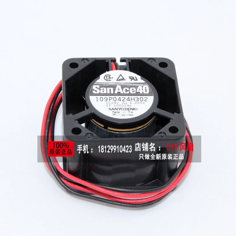 jfg-per-sanyo-denki-san-ace-109p0424h302-4028-24v-0095a-4cm-convertitore-di-frequenza-ventola-di-raffreddamento