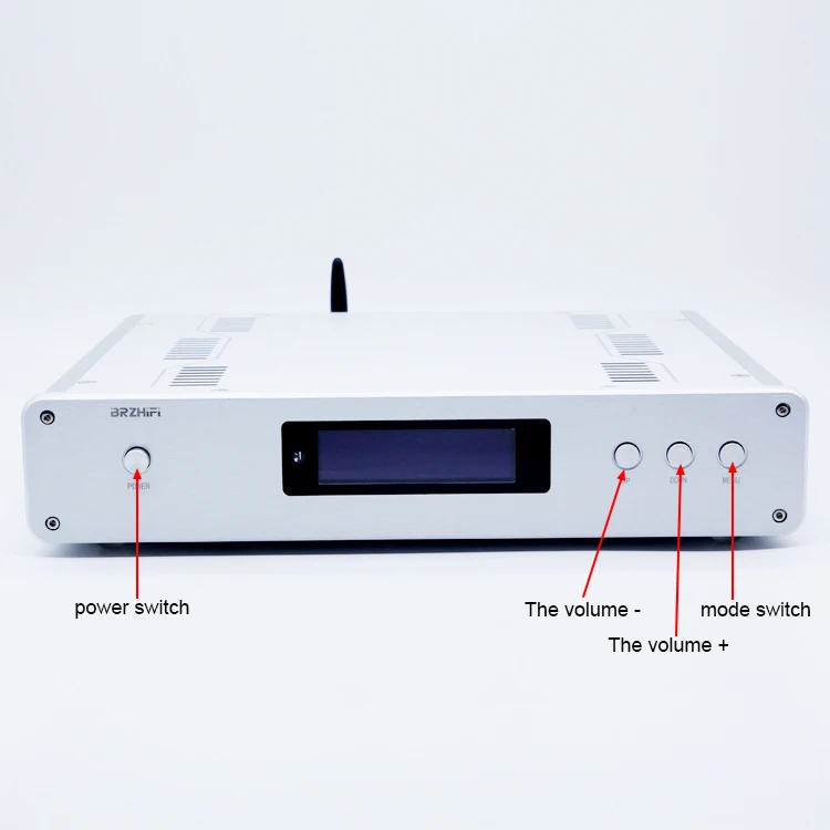 

BRZHIFI AUDIO DC-300 ultimate dual core ES9038PRO DAC decoder and USB interface CSR8675 BT5.0 remote control