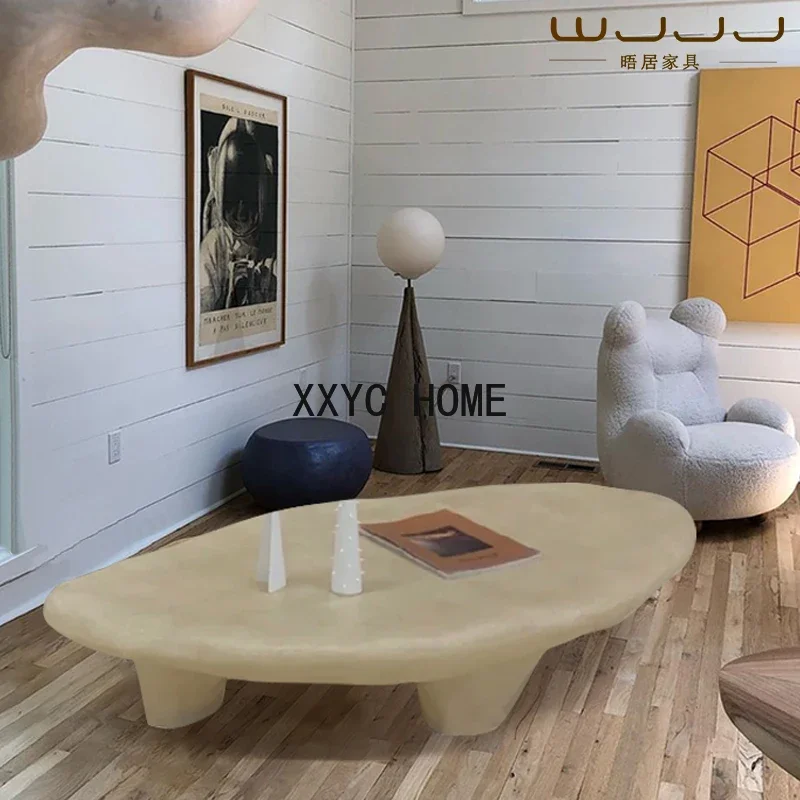 Moderne lichte luxe Art Frp speciaal gevormde Pebble Designer Nordic Leisure theetafel