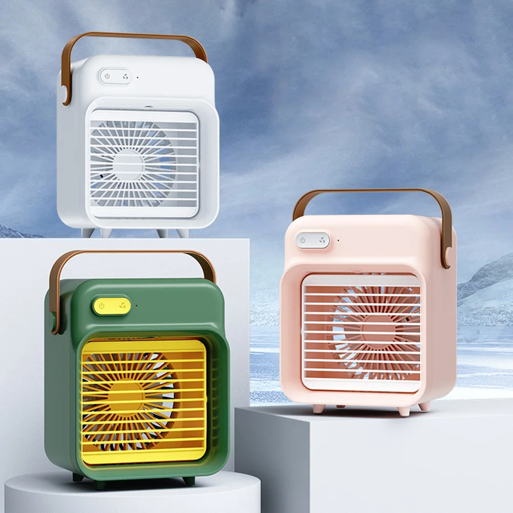 

Настольный подвесной мини-USB-кондиционер, портативный 3 в 1, воздухоохладитель, увлажнитель, вентилятор для домашней комнаты, кемпинга, водяное охлаждение, вентиляторы 선풍기