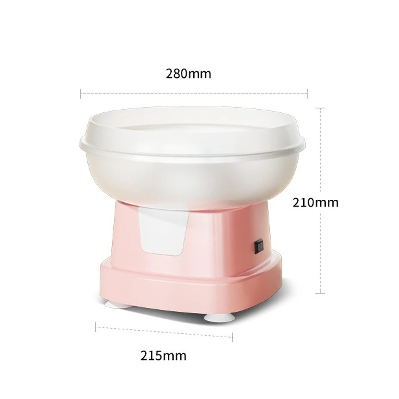 Cotton Candy Machine for Home Use Fully Automatic Spun Sugar Toy Making Tool Handmade Mini Colored Candy Spun Sugar Machine