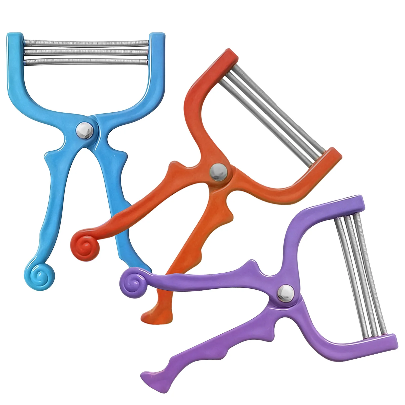 

3Pcs Spring Facial Hair Shavers Premium Material No Razor Bumps Or Ingrown Hairs Portable Epilator for Sensitive Skin All