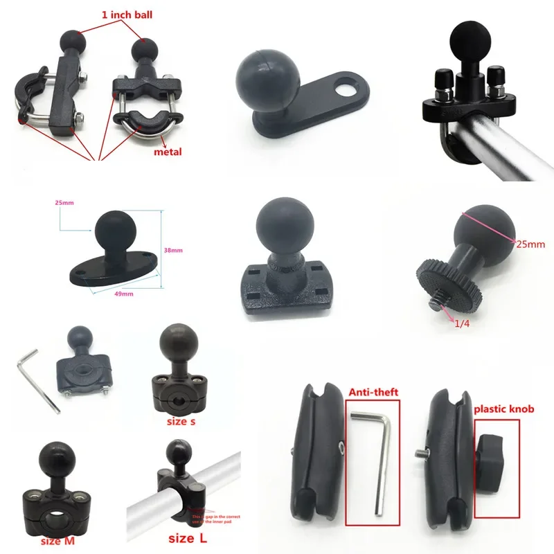 กล้องรถจักรยานยนต์ Handlebar กระจกสำหรับ Gopro 8 7 6 DJI OSMO Action Insta360กล้องกีฬาอุปกรณ์เสริม