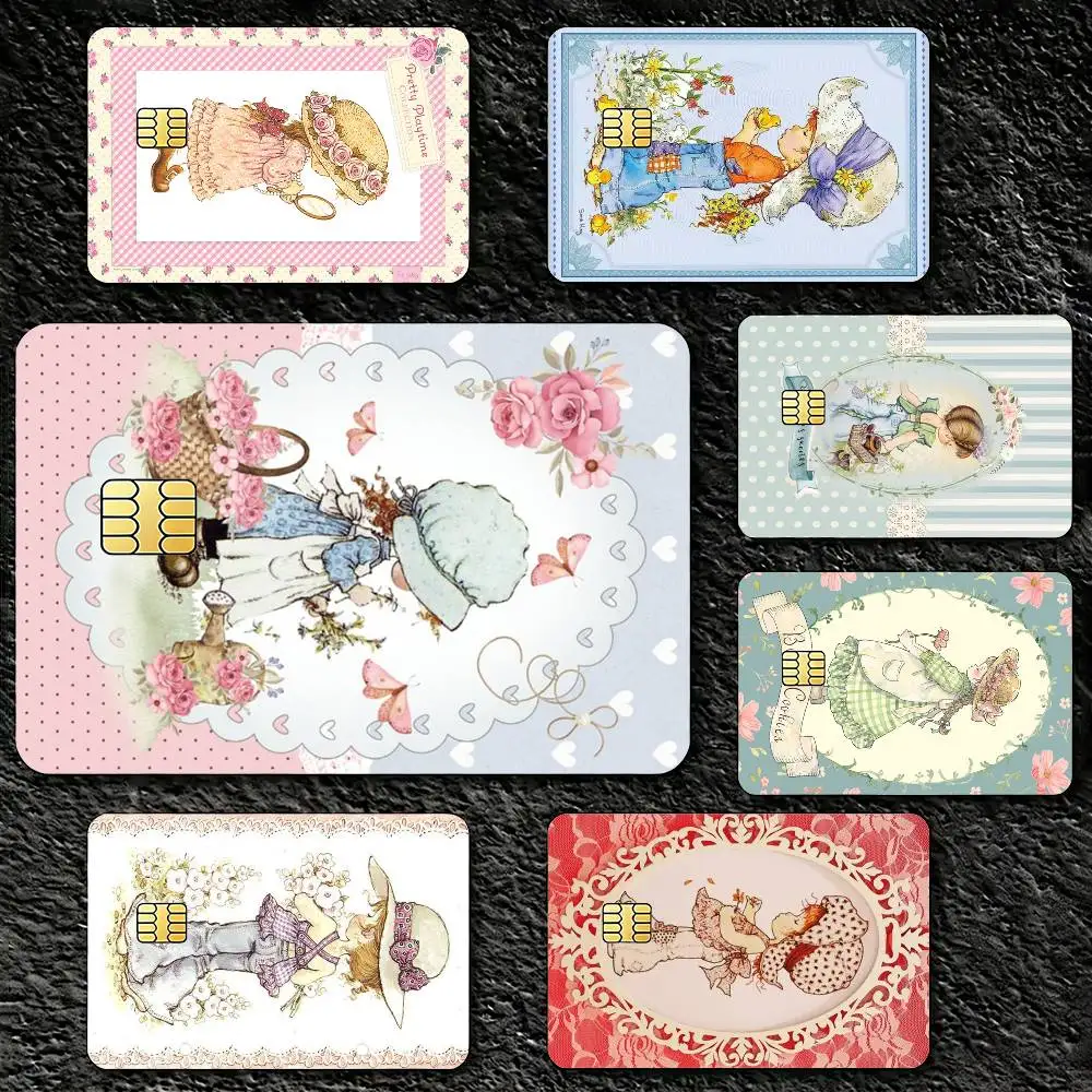 

S-Sarah K-Kay Girl Decorative Waterproof Film Skin Cover Credit Card Stickers Debit Front Bank Bus Pass