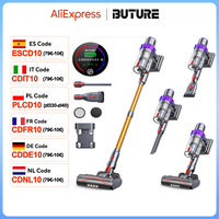 BUTURE 500W 48Kpa Suction Power Handheld Cordless Wireless Vacuum Cleaner for Home Appliance 1.5L Dust Cup Removable Battery