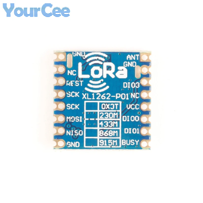 SX1262 XL1262-SMT 433MHz 868MHz 915MHz LoRa Spread Spectrum Wifi Wireless Transceiver Module Low Power Consumption