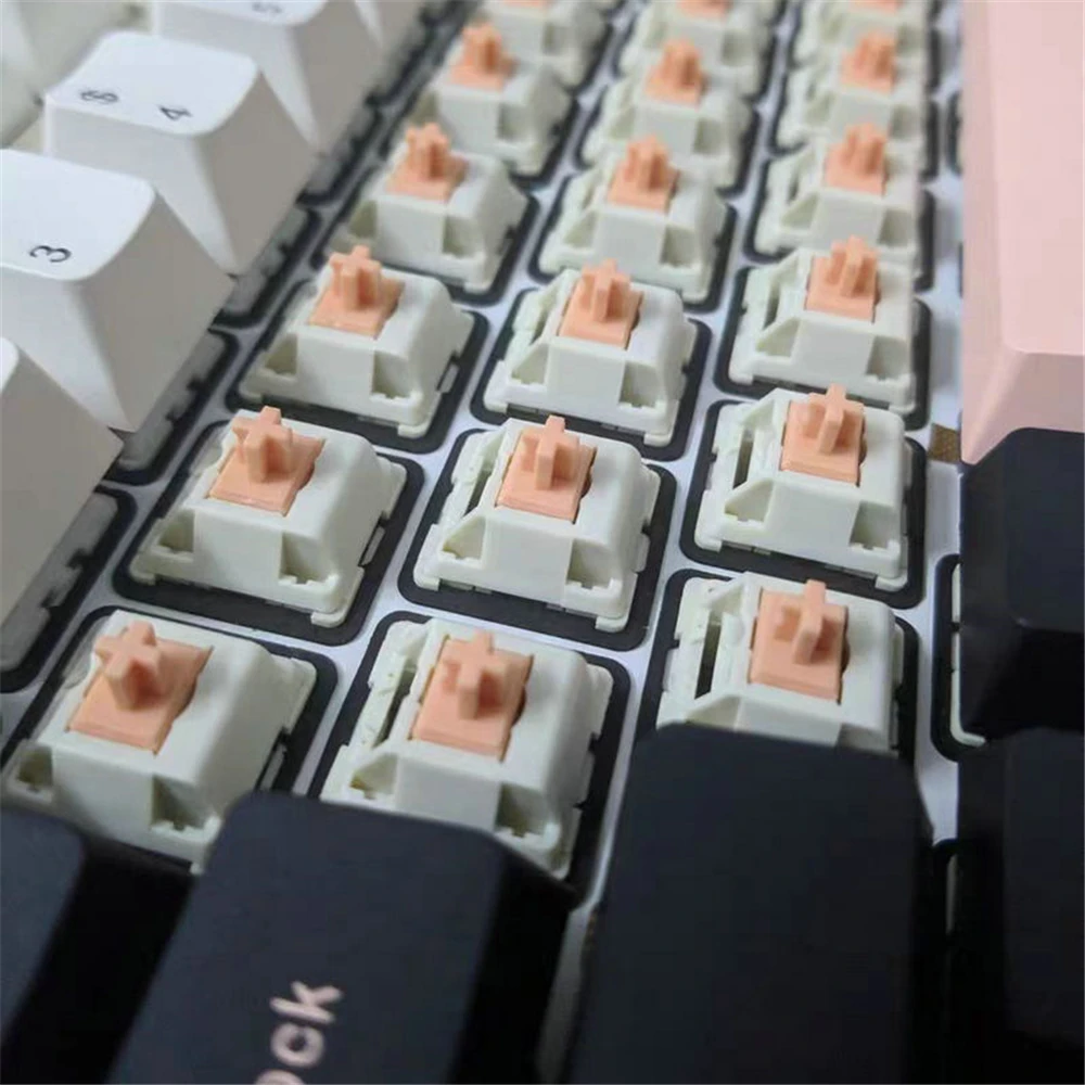 Interruptor de teclado de 120 piezas, amortiguadores de sonido, hoja, silenciador de eje interno, almohadillas de espuma para teclado mecánico, interruptores DIY