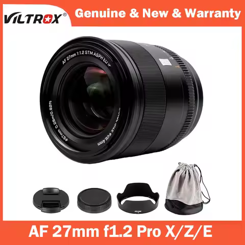 VILTROX 27mm F1.2 Pro Large Aperture APS-C Auto Focus Prime Lens for Fuji XH2S XH2 XT5 Sony EV-E10 FX3 Nikon Z Mount Cameras