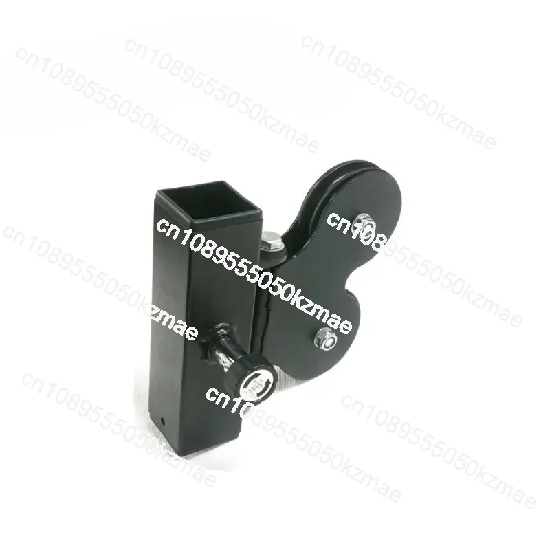 Cable station height adjustment device, double pulley frame steel wire