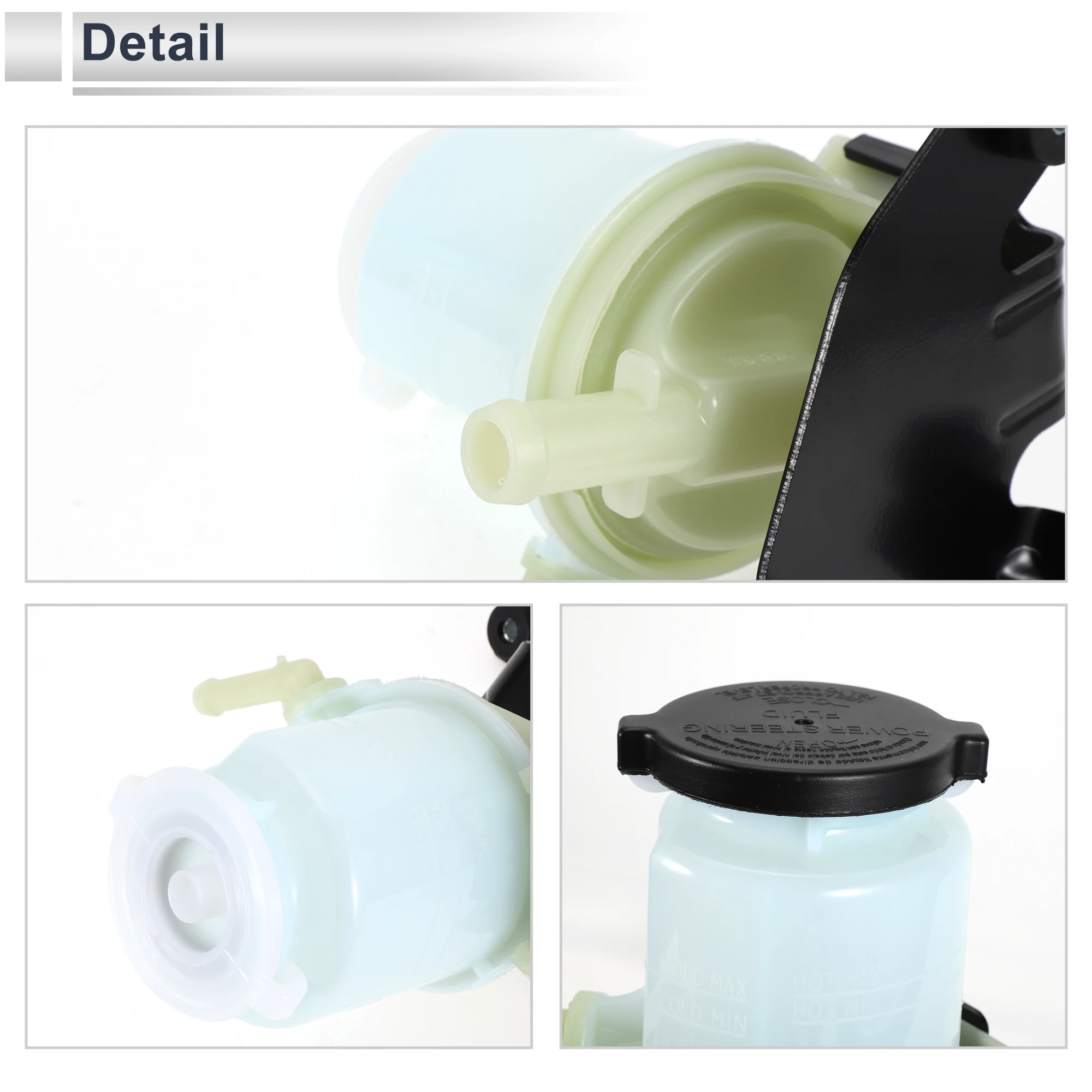 UXCELL Reservoir Kemudi Daya untuk Toyota Tacoma 2005-2019 No.4436004010 1 Buah Krem