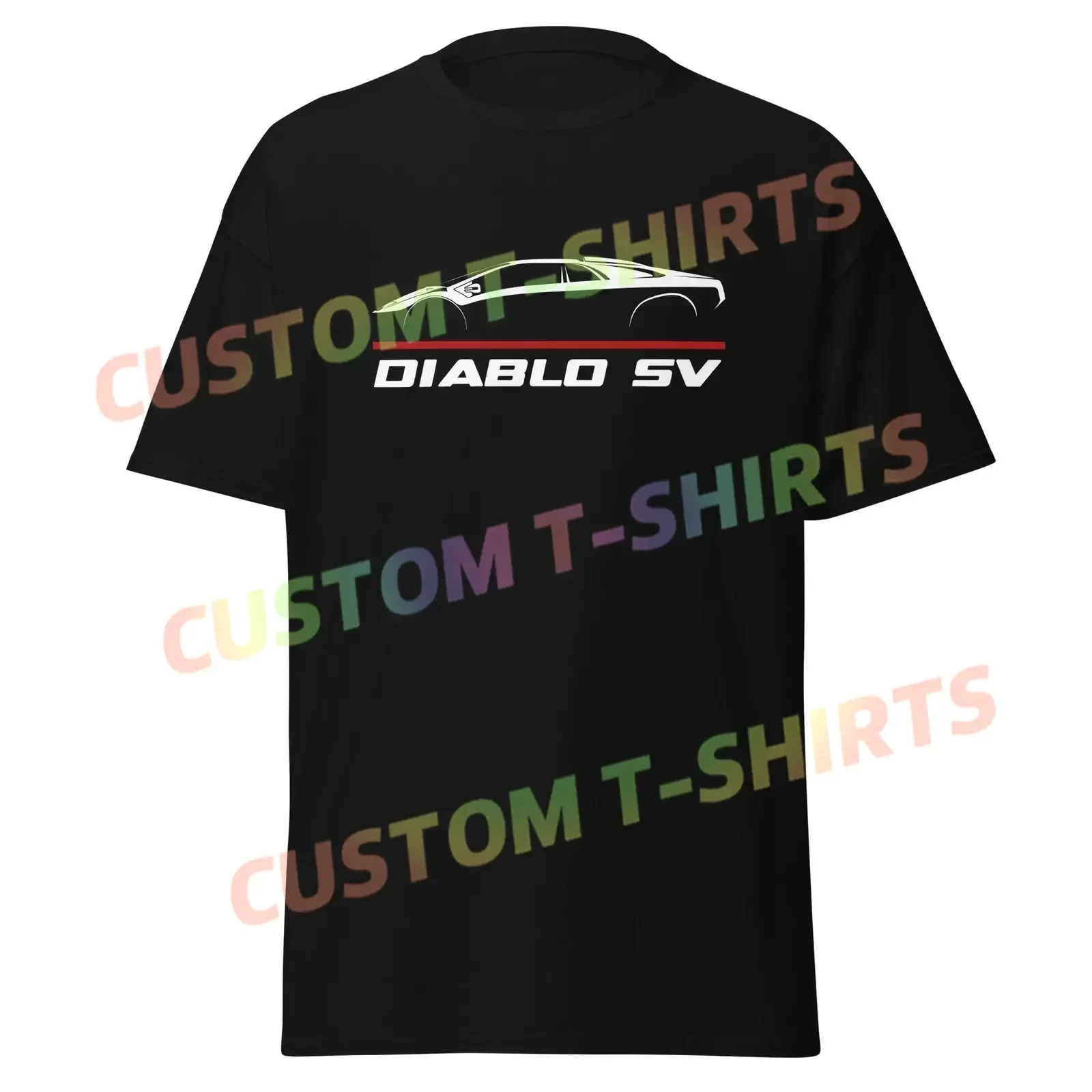 

2025 Men T Shirt Casual Lamborghinis DiabloSV 1995-1998 Enthusiast T-shirt Graphic Summer Short Sleeves 100% Cotton S-3XL Tee
