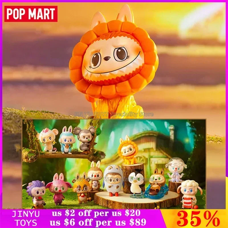 

POPMART Labubu The Monsters Animals Series Blind Box Toys The Little Monsters Action Anime Figure Cartoon Doll Collection