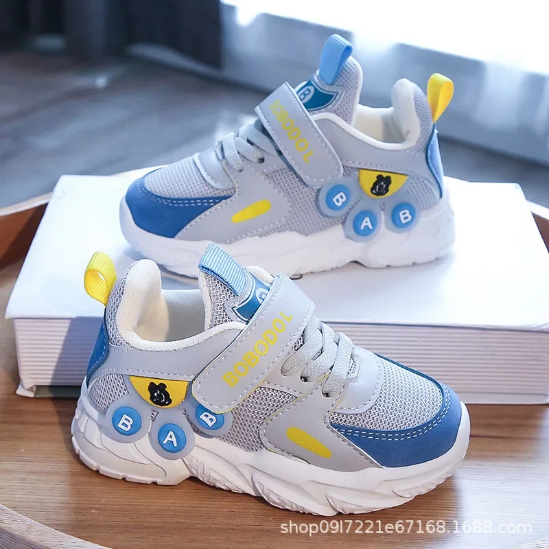 

2025 New Spring Autumn Casual Running Shoes Soft Sole Comfortable Kid's Sneakers Kids Running Shoes Children Sports Shoes