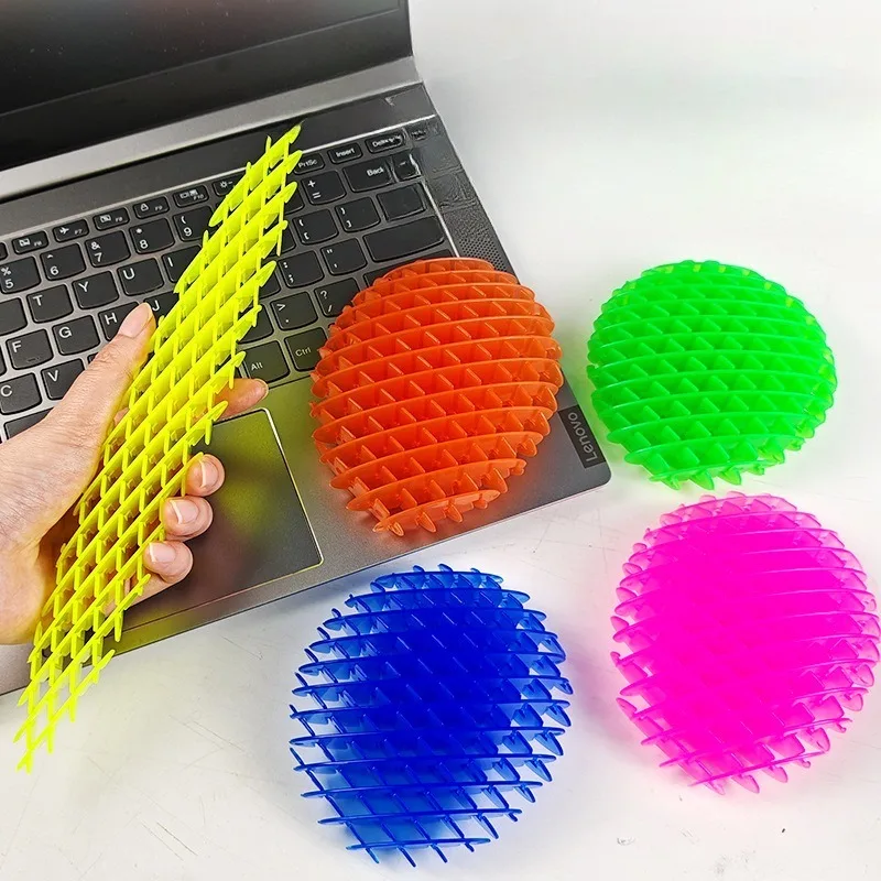 DIY gusano estirable Popit malla elástica nuevo rompecabezas único liberación y descompresión deformación juguete de malla elástica