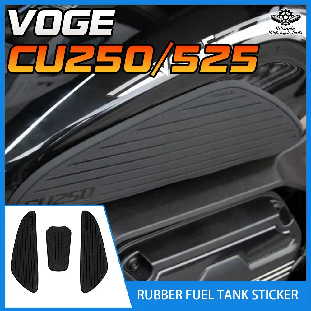 

Rubber fuel tank sticker for VOGE CU250 CU525, protective and wear-resistant fuel tank cap sticker.