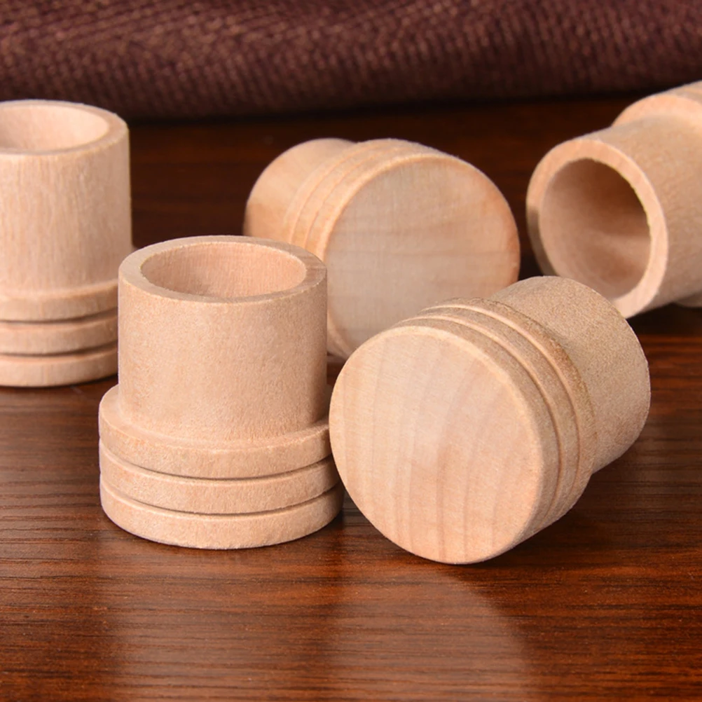 

50pcs Moxa Stick Holder Wooden Base For Moxibustion Burning Extinguishing Storage Stand Moxa Accessories Acupuncture Equipment