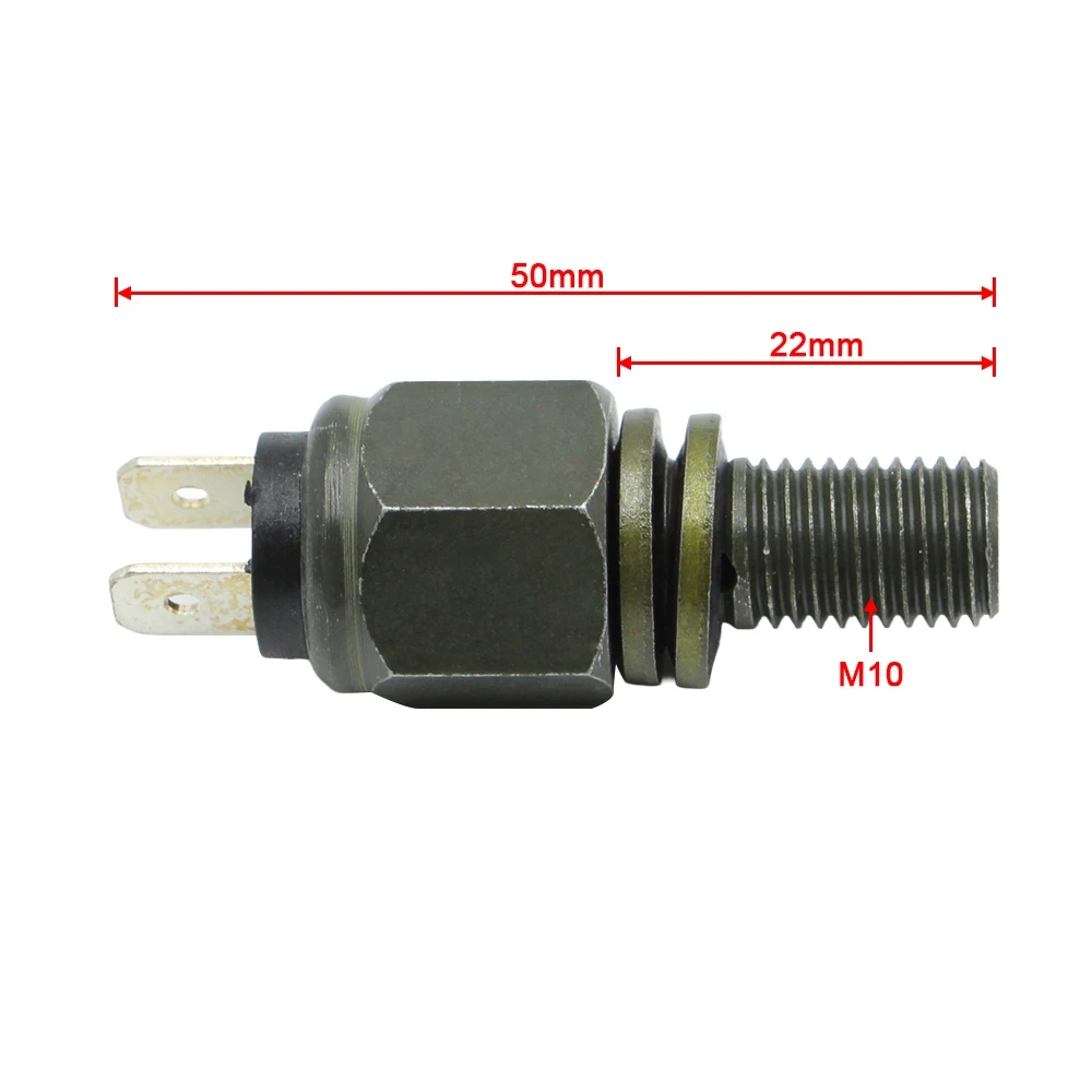 Universal Motorcycle Hydraulic Rear Brake Lamp Switch M10x1.25 Pitch Banjo Bolt for Motorbike Scooter ATV Quad Bike Accessories image 5