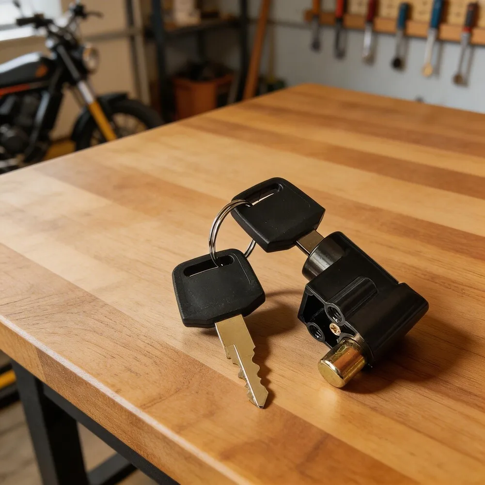 Electric Bicycle E-bike Electric Vehicle Battery-Box Lock Front Lock Big Head Lock Electric Vehicle Anti-theft Lock Battery-Lock image 5