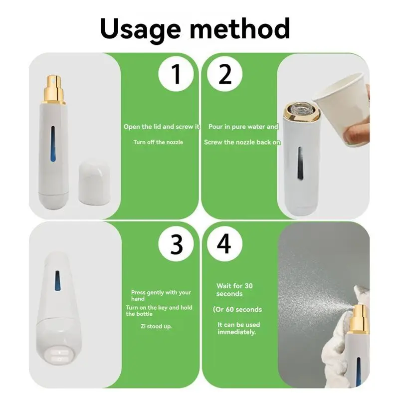 WHYY-Hydrogen-Rich Spray 20Ml Portable Rechargeable Rich Spray Ladies' Beauty Style Personal Care Tool