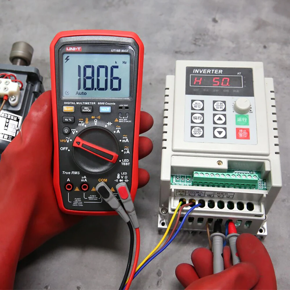 UNI-T 15B MAX 17B MAX Automatic Digital Range Multimeter DMM AC/DC 1000V Voltage Current True RMS Resistance Capacitance Tester