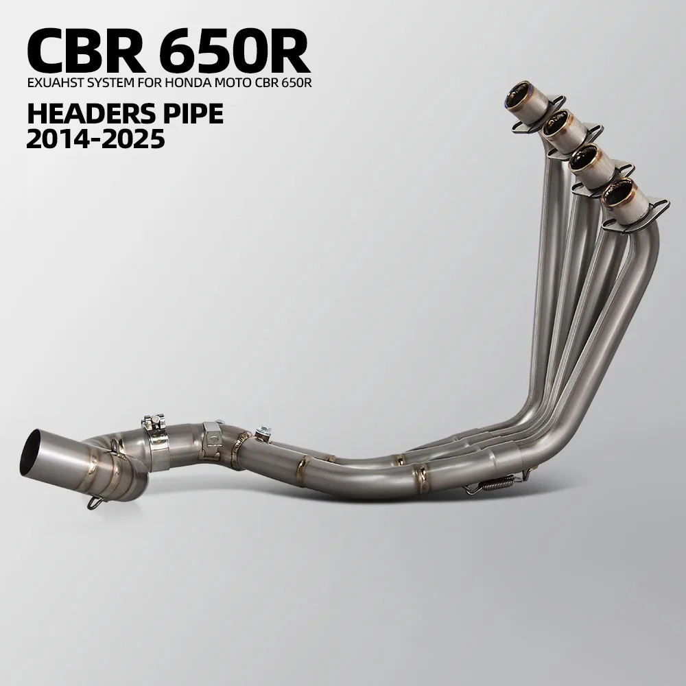 

Выпускной коллектор CB650R для мотоциклов Honda CBR650 CBR650R CBR650F CB650F 2014-2026, выхлопная труба 51 мм, коллектор для стритбайков