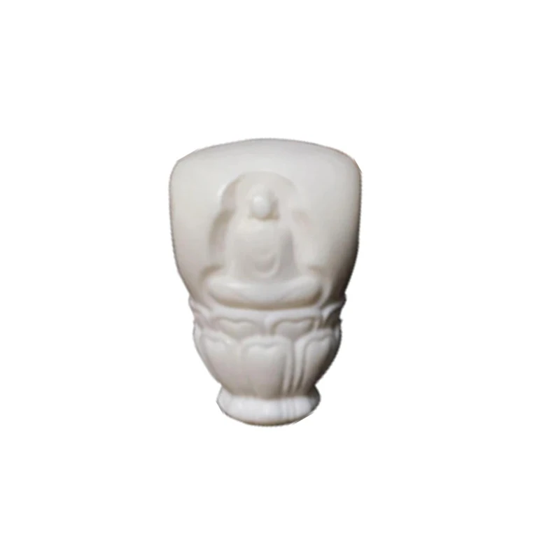 Handmade Tibetan Buckhorn Buddha Guru Beads Buddhist Three-way Bead DIY Jewelry Findings