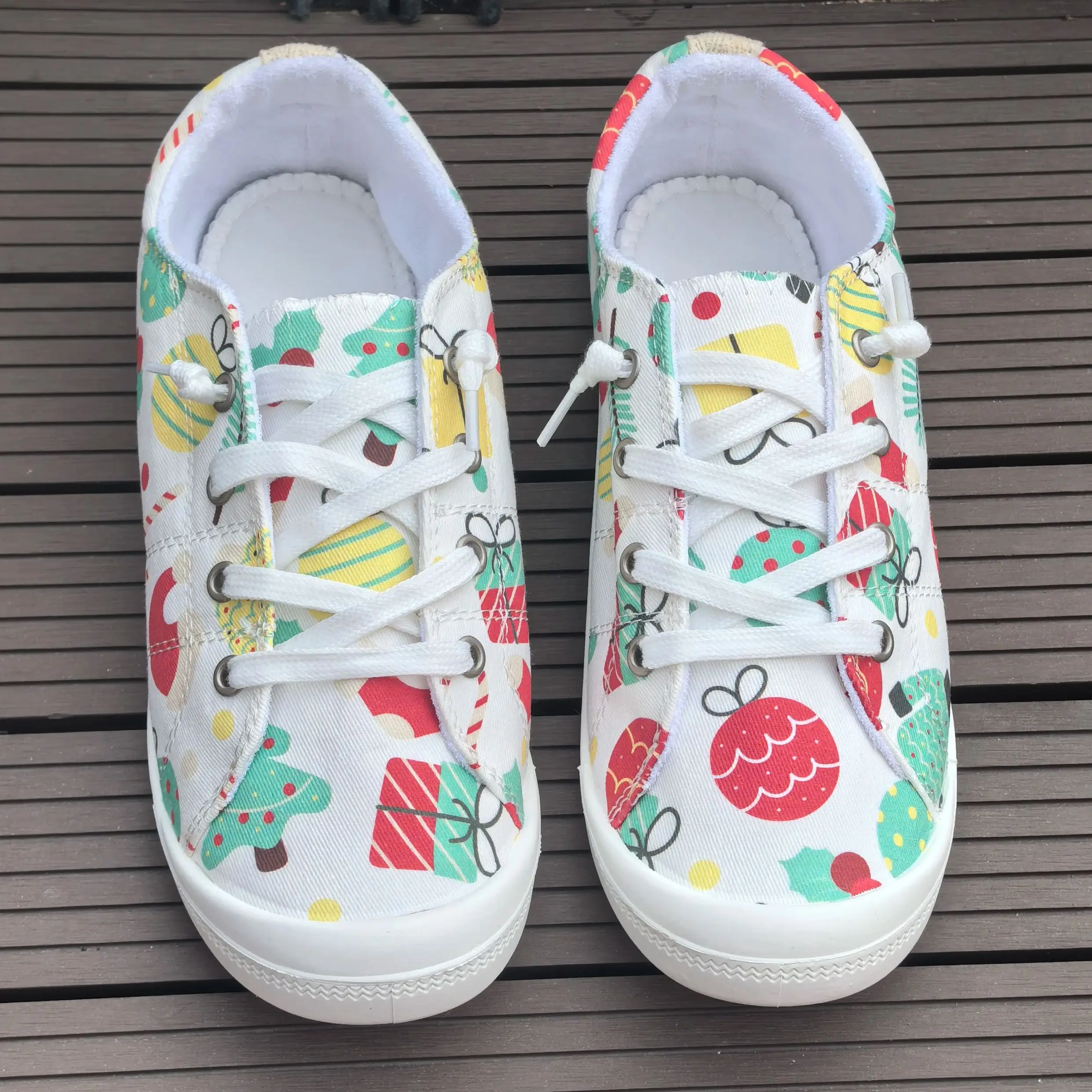 

Женские весенне-осенние новые модные лоферы с праздничным подарком и принтом, сезон «Снова в школу», студенческие слипоны, удобные легкие дышащие женские кроссовки большого размера с низким верхом и мягкой подошвой