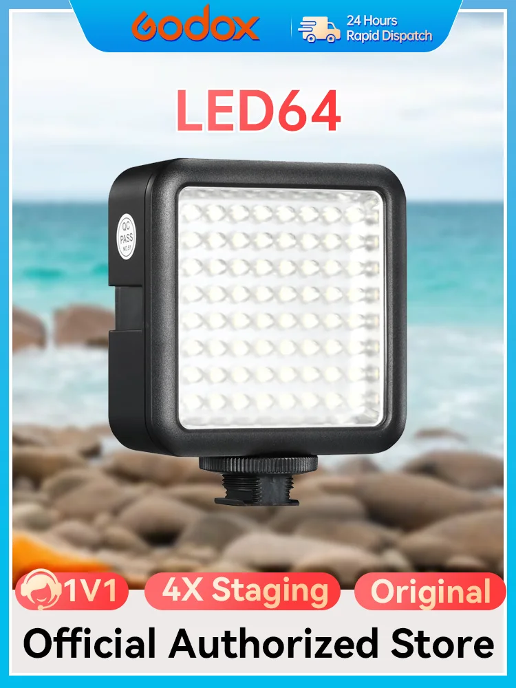 Godox LED64 Light LED120C Video Lamp Light for Digital Camera DSRL  Camcorder DV