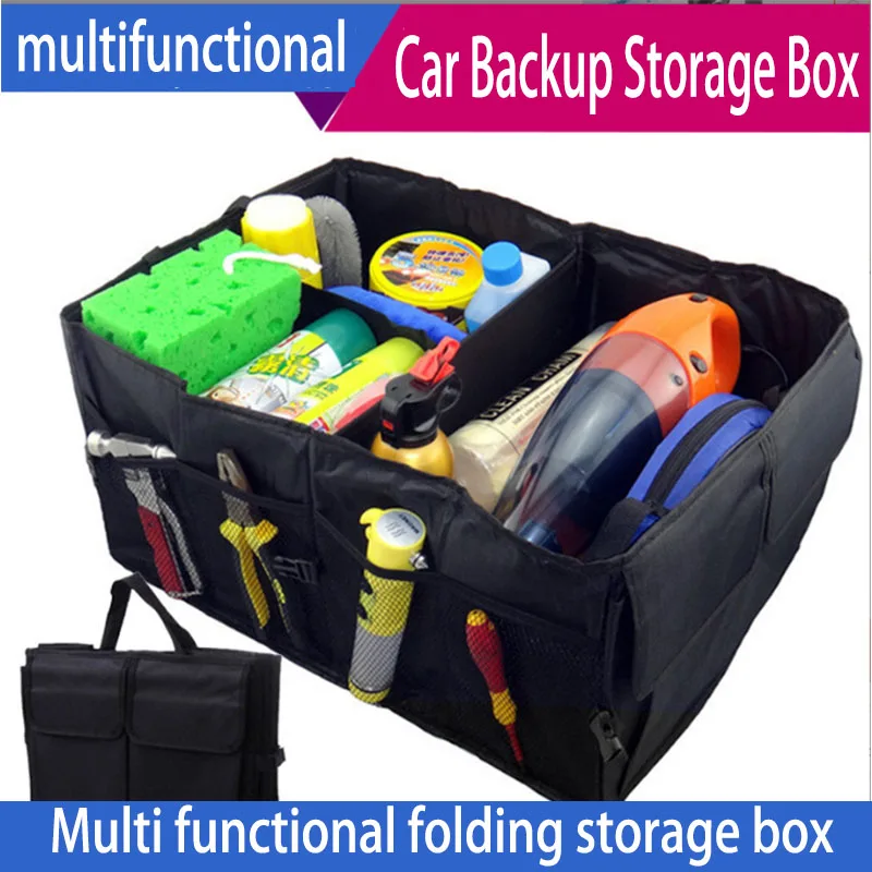 

Car storage box Multi functional folding organizer box Car Backup Storage Box Automotive interior supplies Car Interior Storage