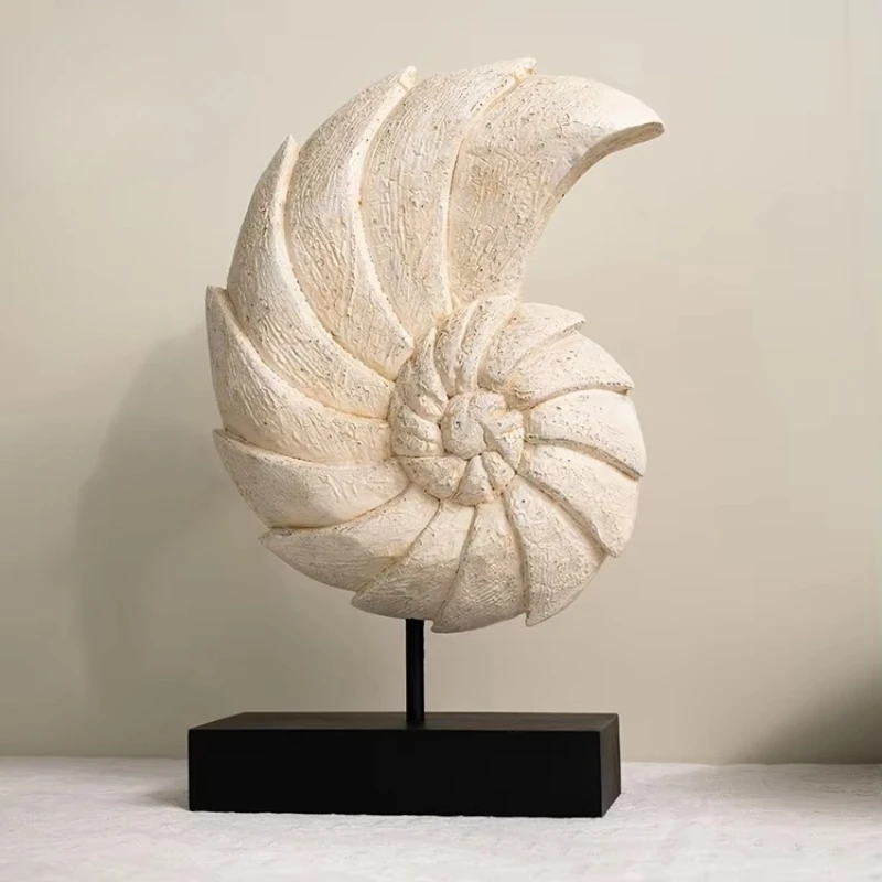 

Home decoration interior modern dining table living room resin conch decoration desktop home decoration