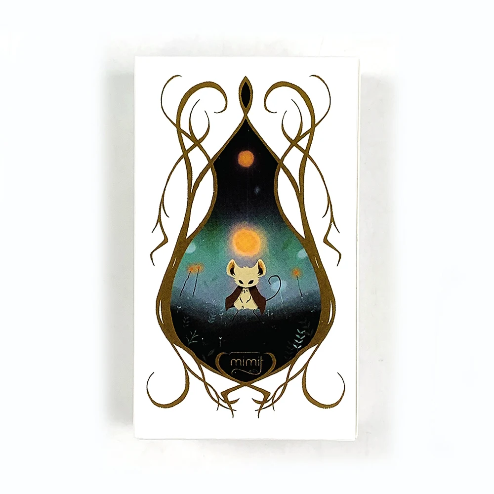 Mini jeu de tarot Mice, 78 cartes de tarot, divination spirituelle, méditation, jeu de société, cadeau de tarot pour collectionneurs débutants, 10.3x6cm