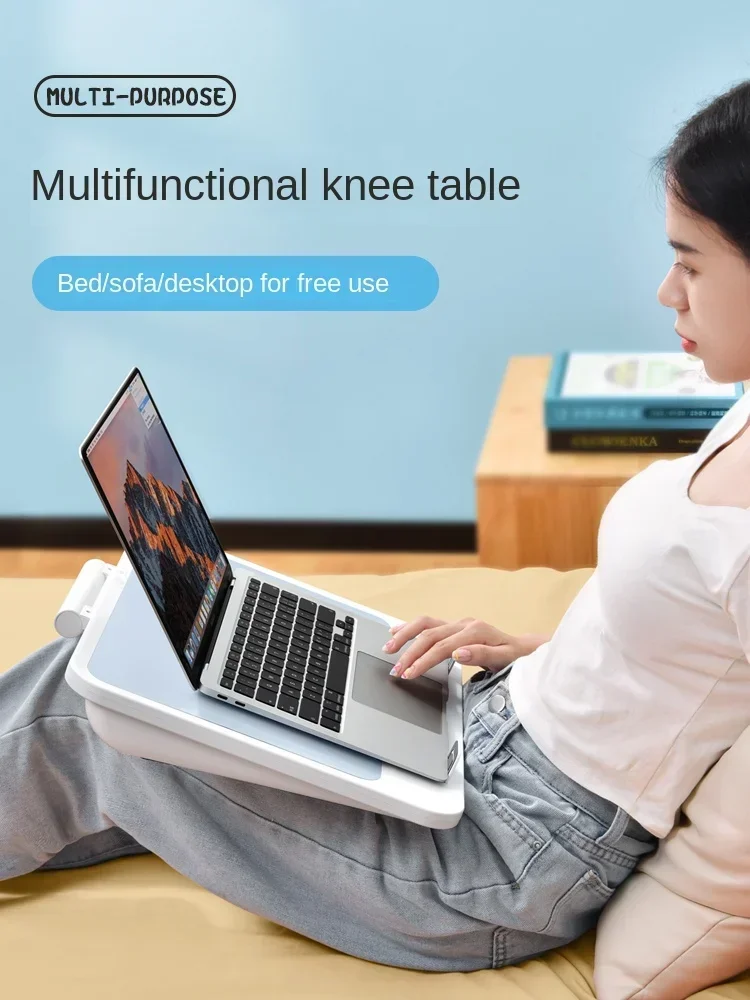 Laptop Table Reading and Learning Small Table IPad Stand Foldable Dormitory Sofa Bed Computer Pillow Table Board