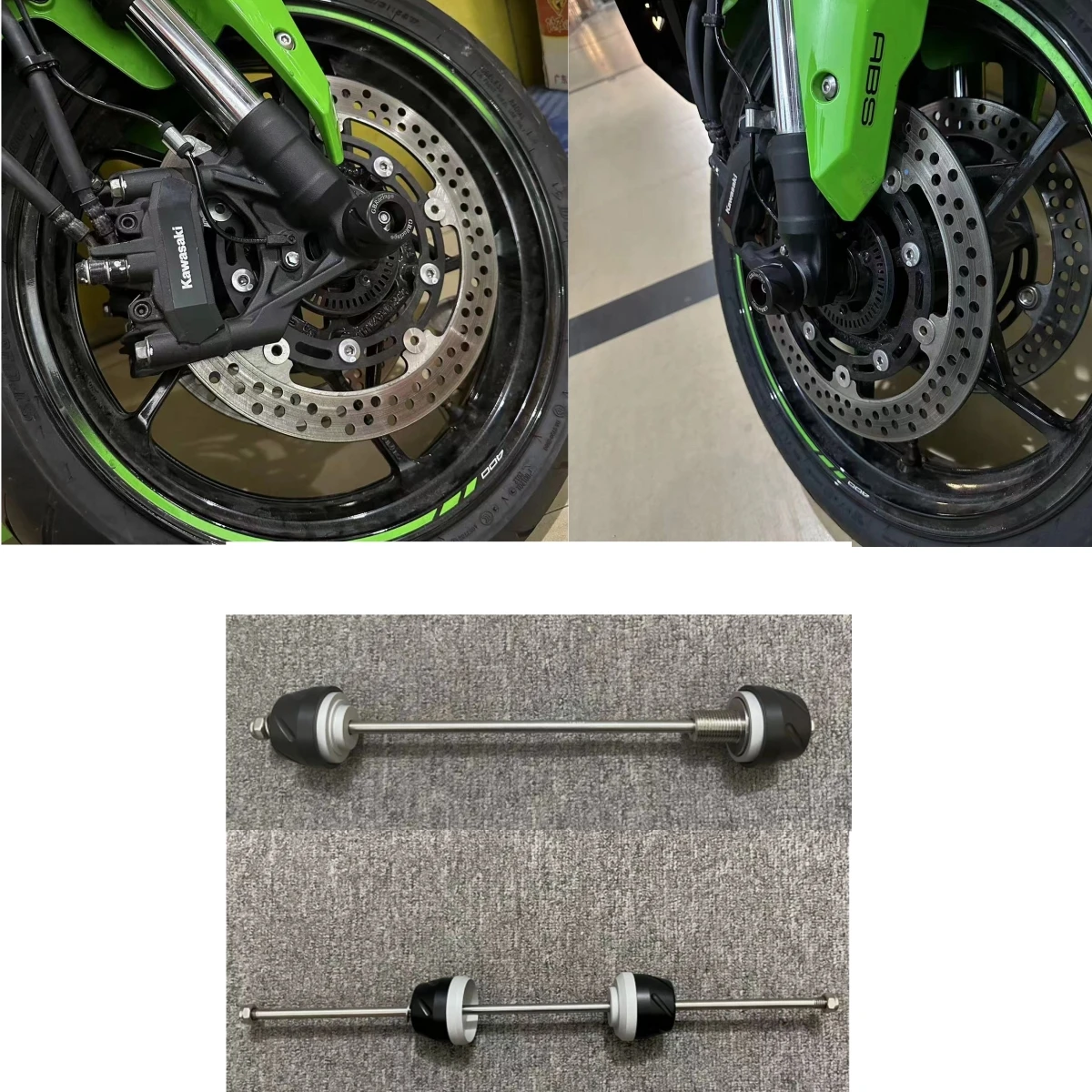 

For Suzuki GSXR1000 GSX-R1000 GSX-R1000R 2017-2023 Front Rear wheel Spindle Crash Protection