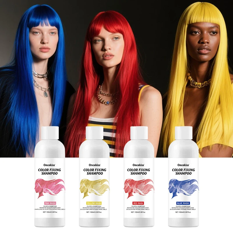Hair Dye Shampoo,Colorful Color correction & Color fixing Shampoo