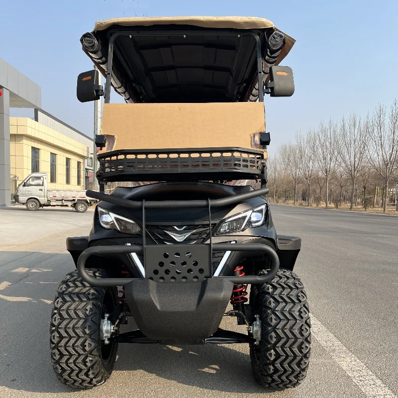 

New Design 60V 72V Lithium Battery Golf Carts New 2 4 6 Seater Golf Carts AC Motor 4KW 5KW Lifted Electric Golf Carts