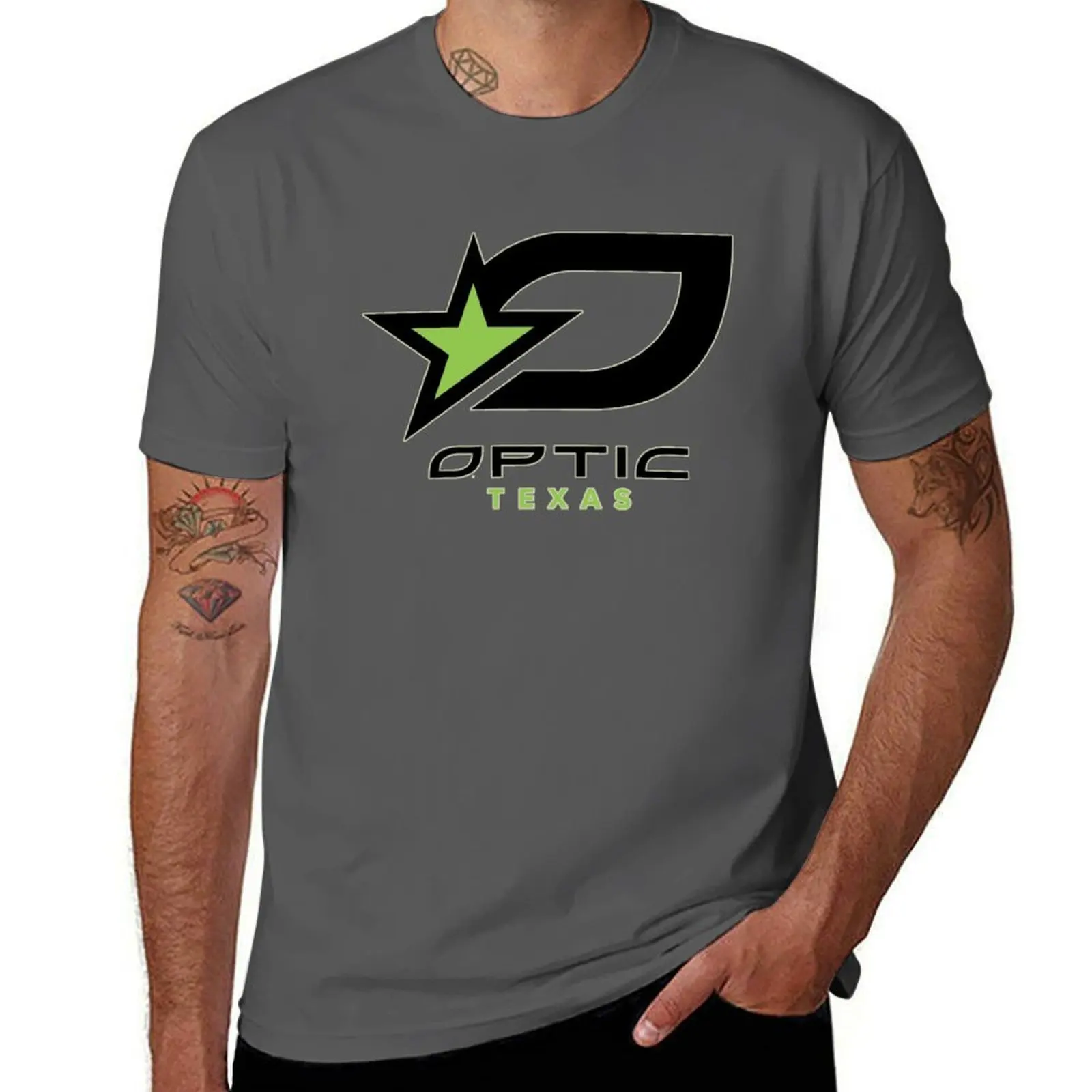 

OpTic Texas Merch T-Shirt Plus Size Quick Dry Sports Tee