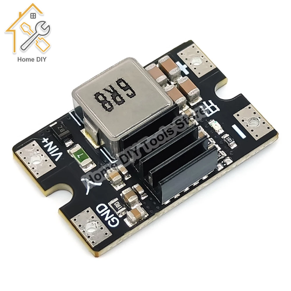 Saída de Alta Eficiência Dc-dc 25v a 3.3v 5v 9v 12v 8a Buck Step Down Converter Board Módulo Regulador de Tensão Pcb Board