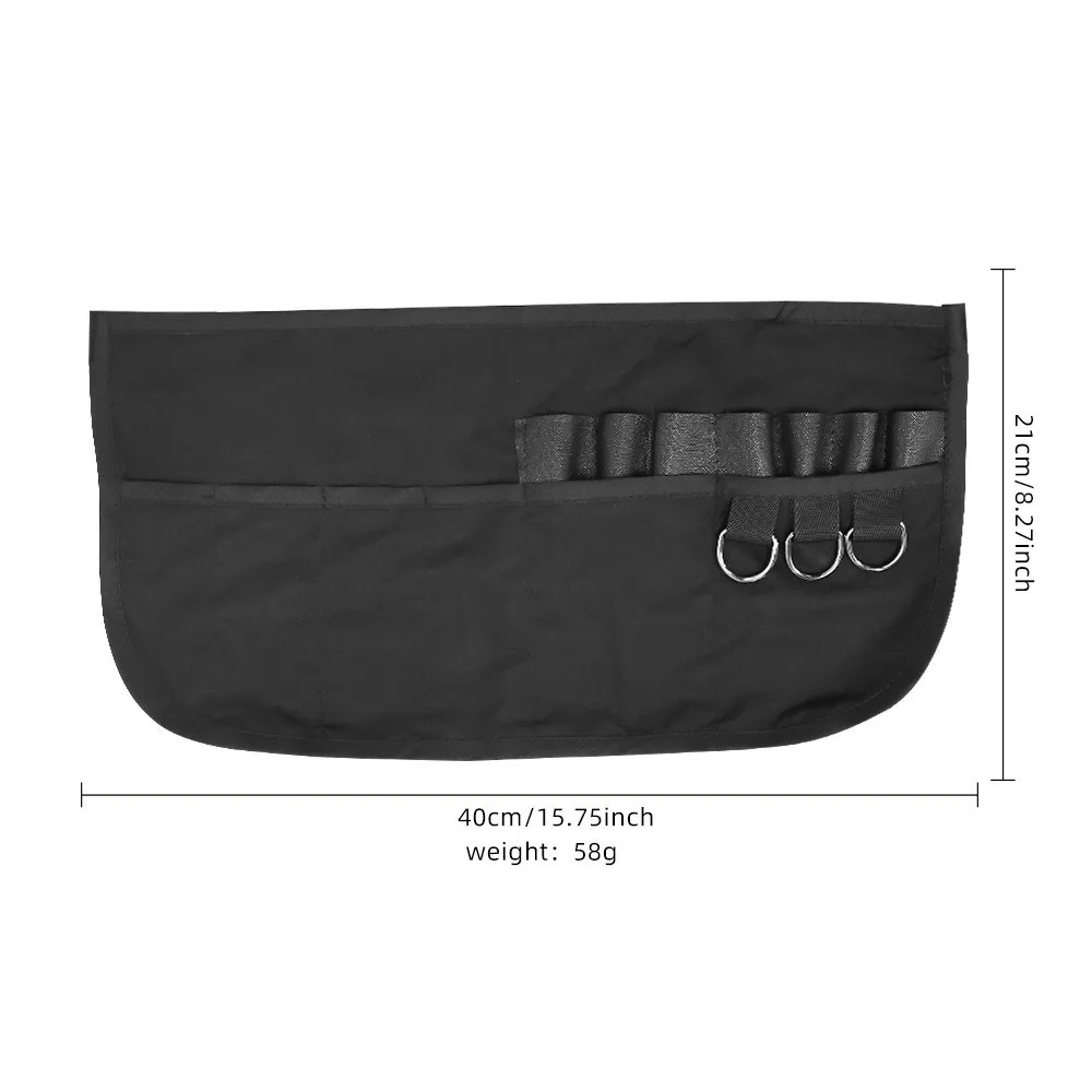 Porta pennelli per trucco cosmetico professionale Cintura per artista Cintura impermeabile 2 array Borsa per grembiule Grembiule portaoggetti per strumenti da parrucchiere