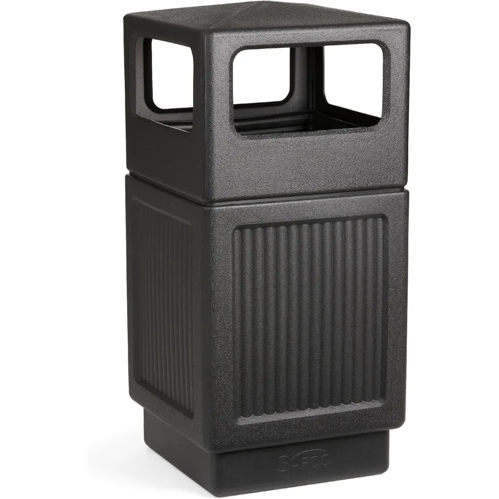 

Canmeleon Trash Can, 38 Gallons, Indoor and Outdoor Use, Durable & Weather-Resistant Commercial Garbage Can, Black