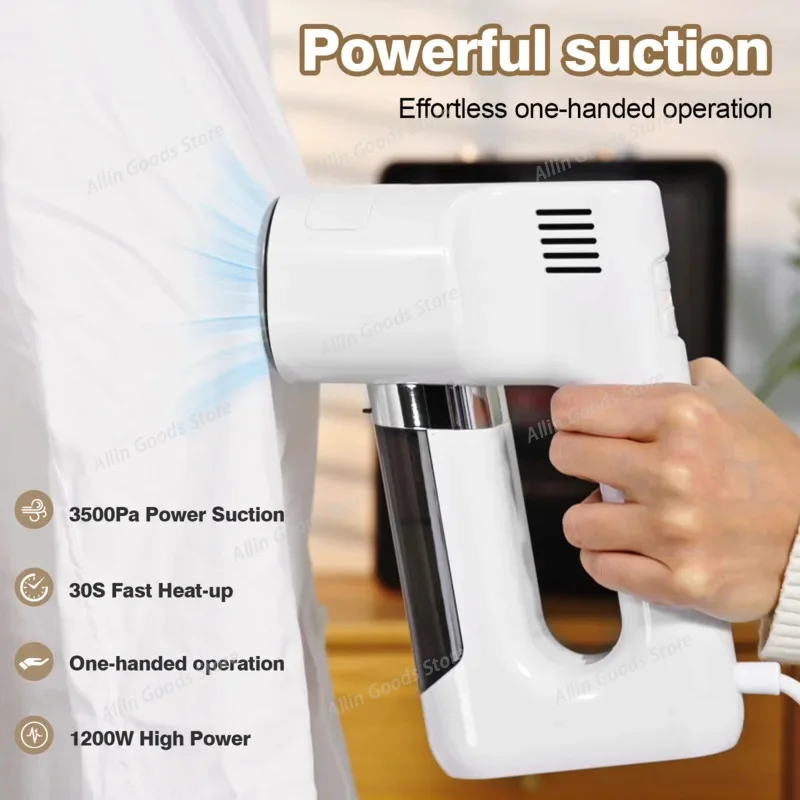 110V 220V 1200W 108ml 3500Pa Adsorption Iron Hand Held Spray Electric Iron Fast Wrinkle Removal Steam Iron High Pressure Ironing