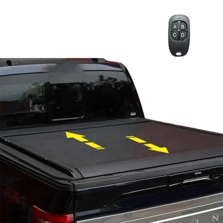 

Aluminum Retractable roller shutter electric tonneau cover truck Bed Cover For chevy silverado 1500