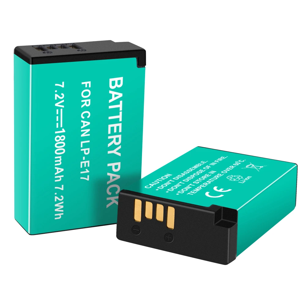 LPE17 LP E17 LP-E17 E17 Battery+LCD USB Charger for Canon EOS RP 200 250D M3 M5 M6 750D 760D T6i T6s 800D 8000D 77D Kiss X8i