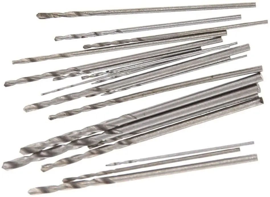 20Pcs 0.3-1.6มม.Mini Micro สว่านชุดบิต Twist เจาะ DIY ชุดโรตารี่เครื่องมือ
