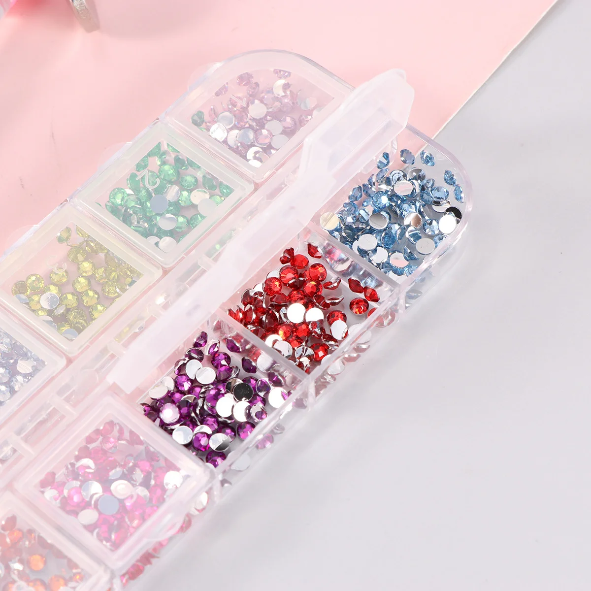 1 مجموعة 1 مجموعة الراين اختيار أدوات الوردي للتقليم Diy بها بنفسك الديكور مسمار الفن القلم أدوات الأظافر #3