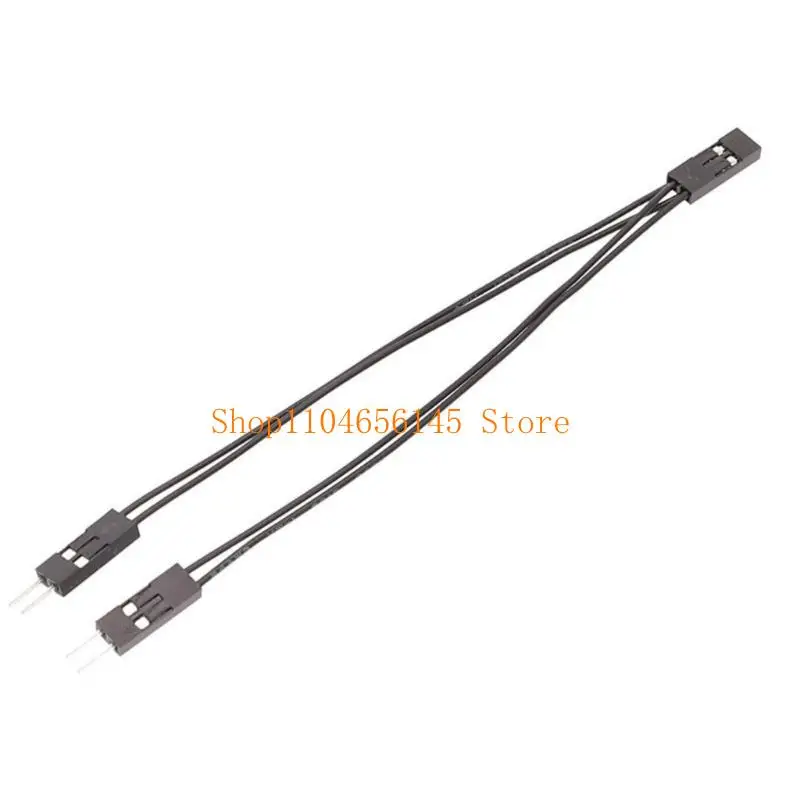 Motherboards Switches Power SW/ RESET SW/ LED /POWER LED 2.54mm 2Pin Adapter Cable 1 Female to 2 Male Jumpers Splitter