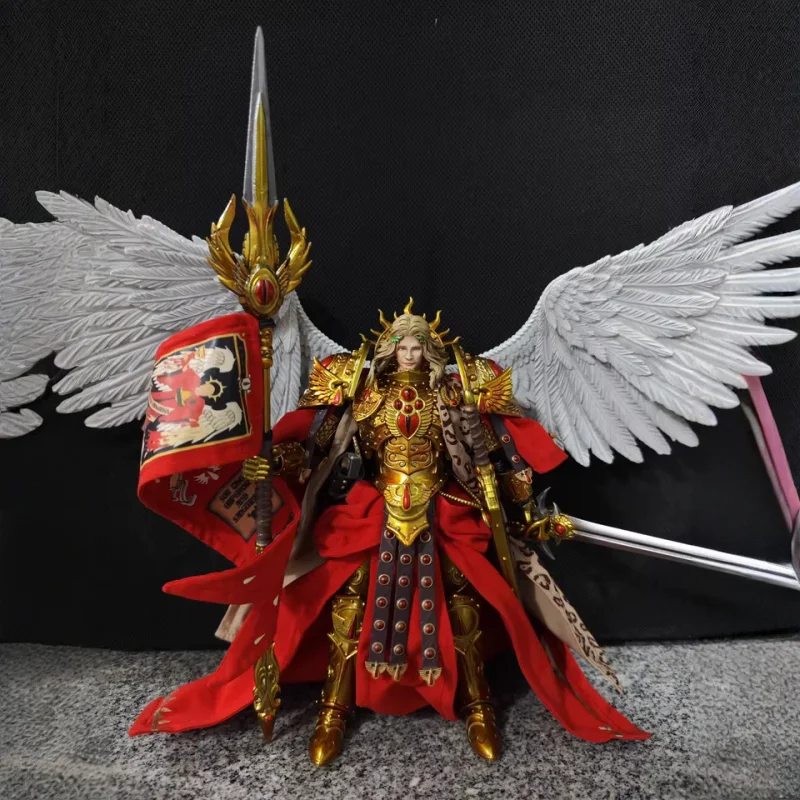 

В наличии Фигурка Dark Source 30k Sanguinius - Blood Angels Primarch With Cape Wings Коллекционная экшн-модель для взрослых