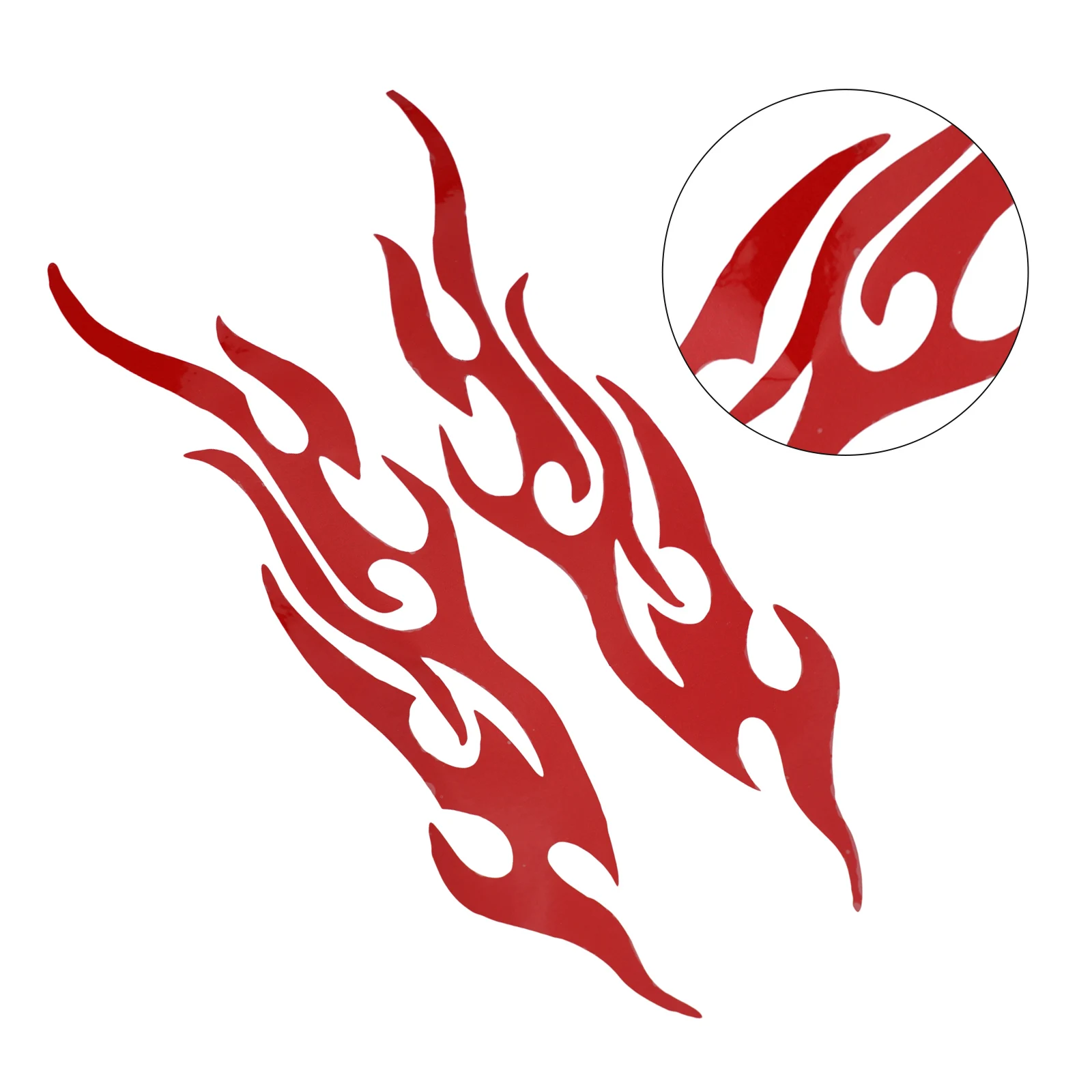 DIY Flame Moto Sticker Waterproof For Car Motorcycle Gas Tank Fende Flame Decal 19CM Flame Assembly Fire Totem for Car Truck SUV