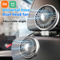 Xiaomi Car USB Fan Dual Head Cooling Air Fan Independent Switch 3-Speed 360 Degree Adjustable Auto Fans For Car Accessories