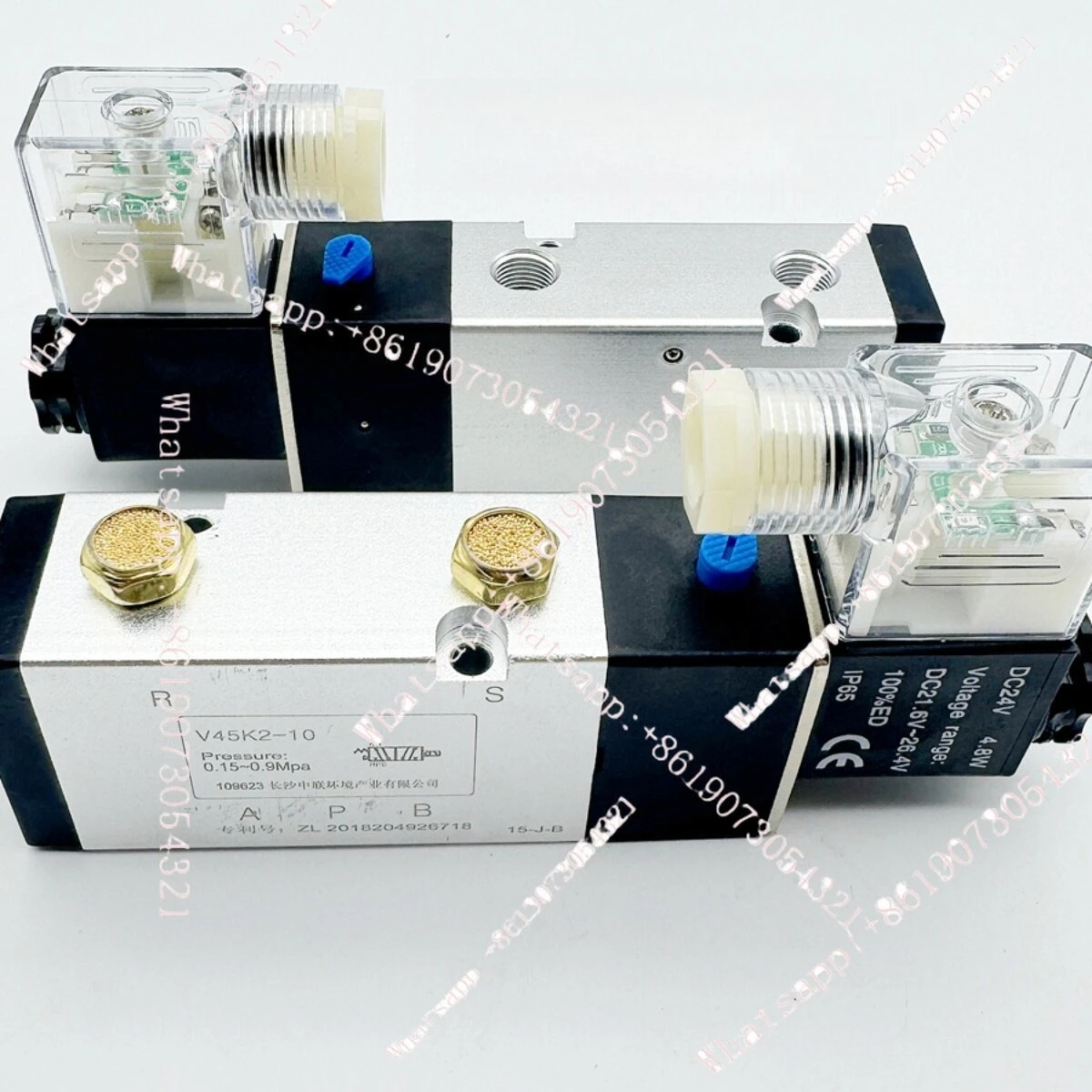 New solenoid valve V45K2-10 DC24V air valve assembly ring mirror sprinkler special reversing valve air valve assembly