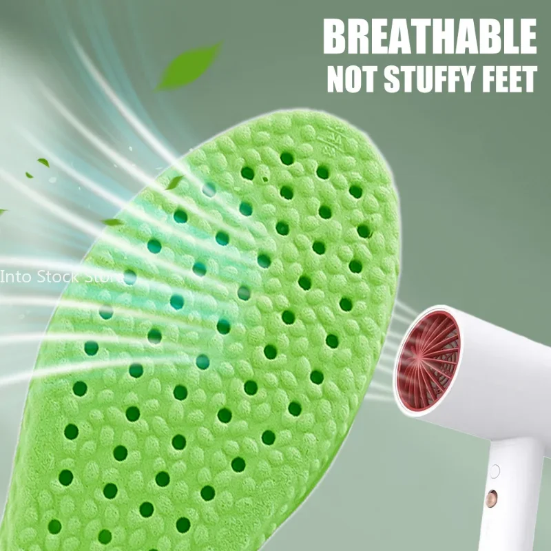 New Sport Shoes Insole Comfortable Plantar Fasciitis Insoles for Feet Man Women Orthopedic Shoe Sole Running Accessories